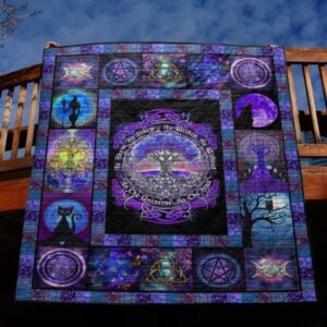 As Above So Below Quilt Blanket No96  Quilt